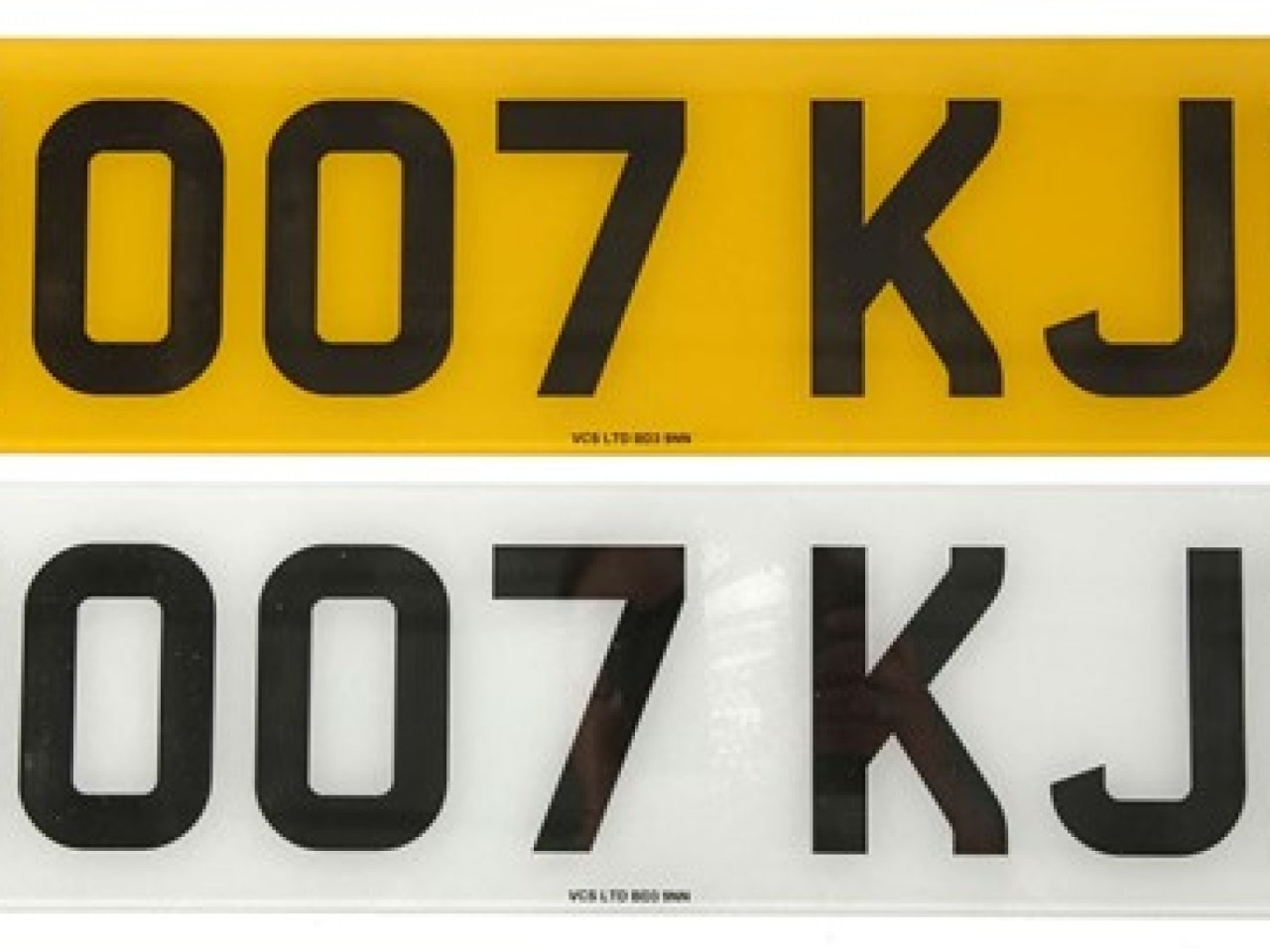 'M007 KJB' Private registration number