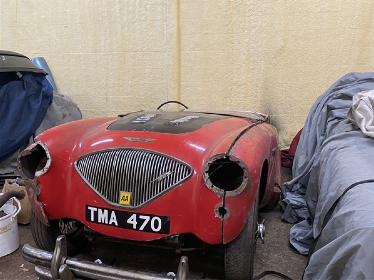 1954 Austin Healey 100 (Restoration Project by Rawles Motorsport)