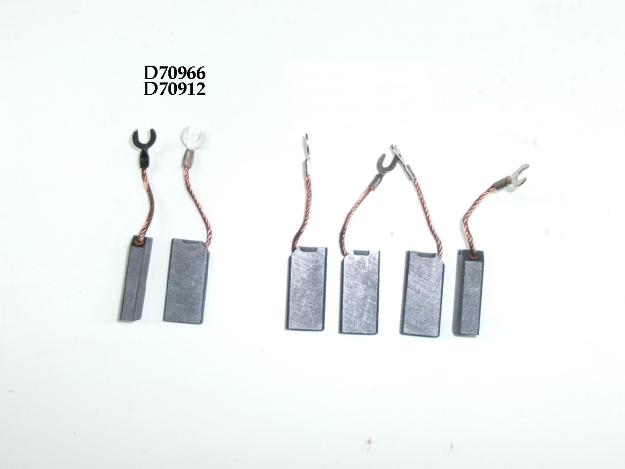 5x set consisting of 2x D70966 and 4x D70912 / LCC020 / LCC010; Dynamo brush