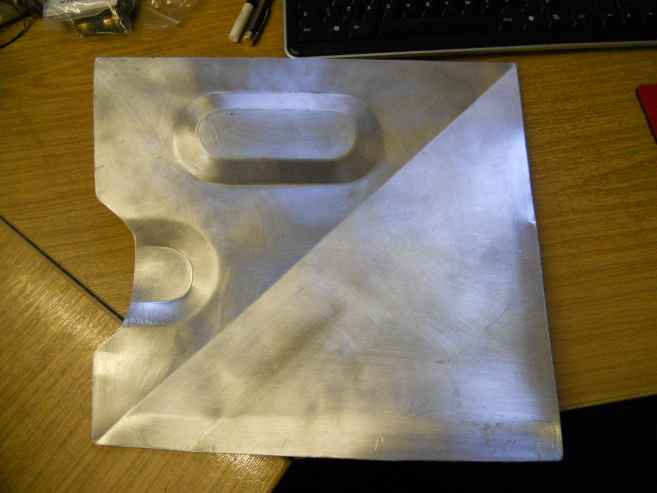 Aston Martin Solid Panel - Oil Filter Access for DB5/6 (RH) [Part No. RC074B]