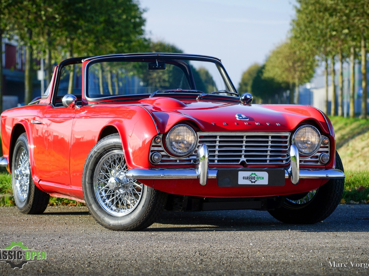 Triumph TR4 with Surrey Top