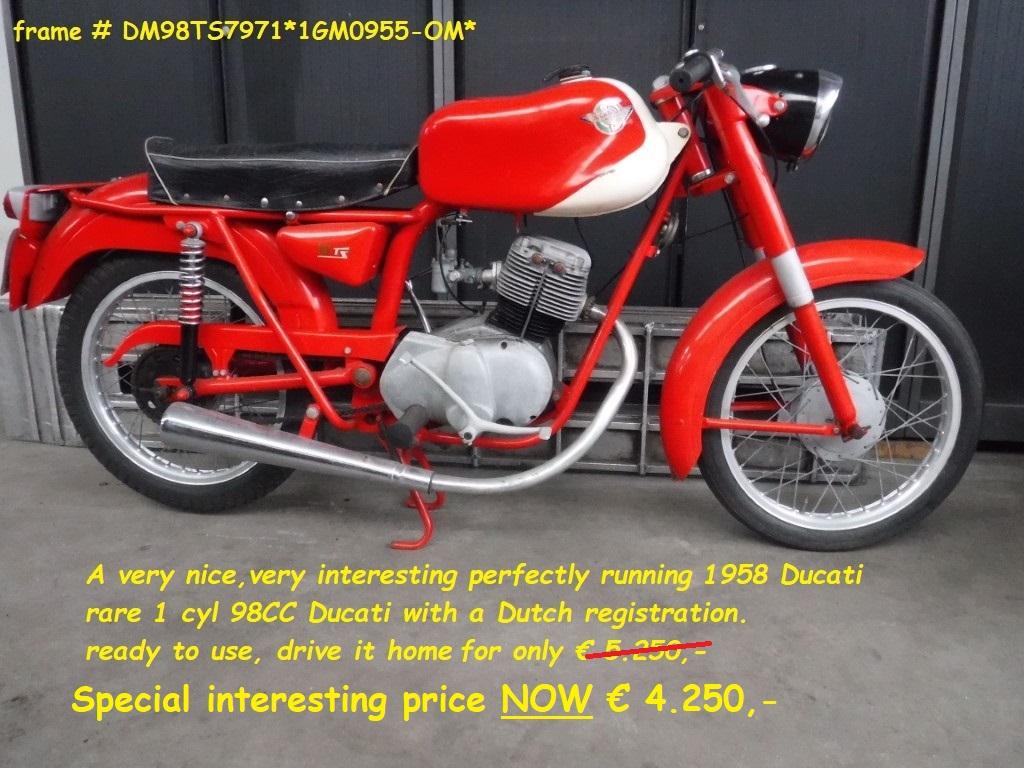 1958 Ducati 98TS