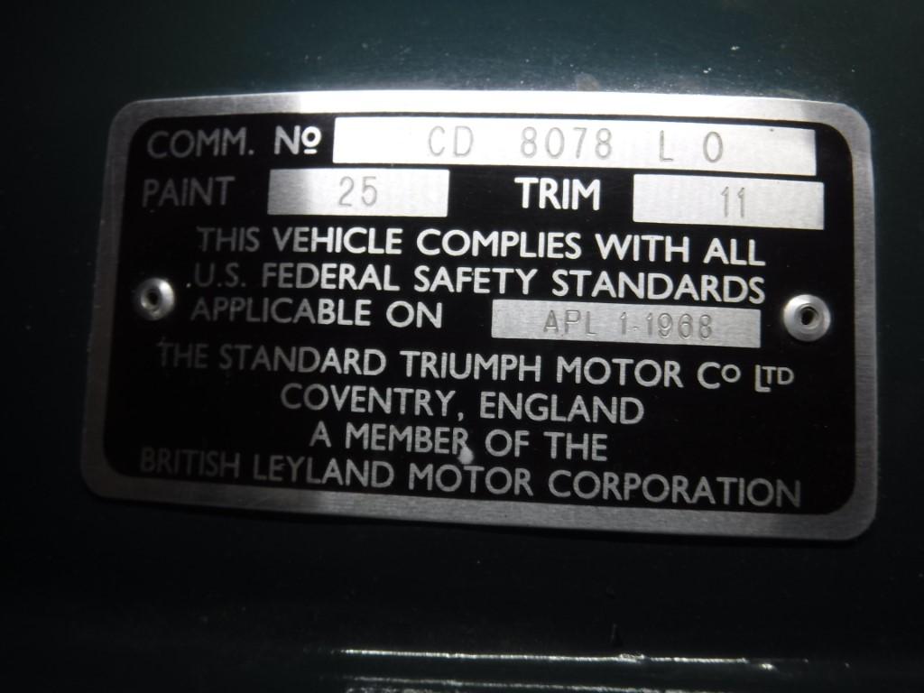 1968 Triumph TR250 green