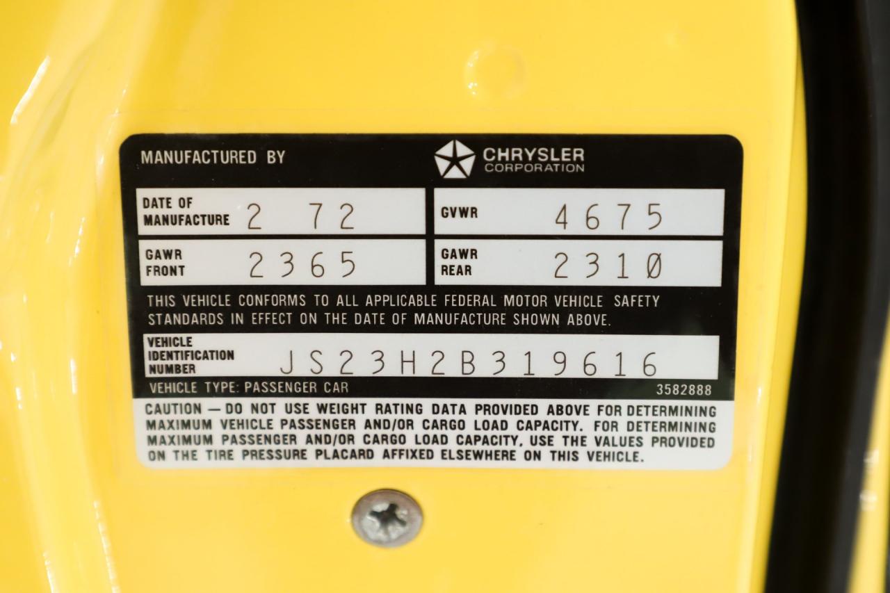 1972 Dodge Challenger Rallye