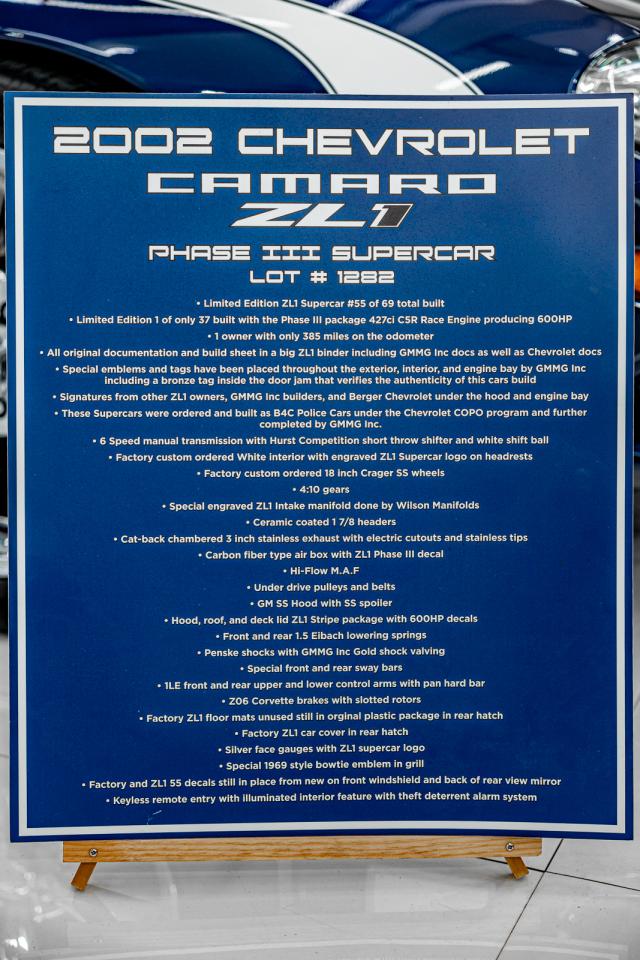 2002 Chevrolet Camaro ZL-1 Phase iii