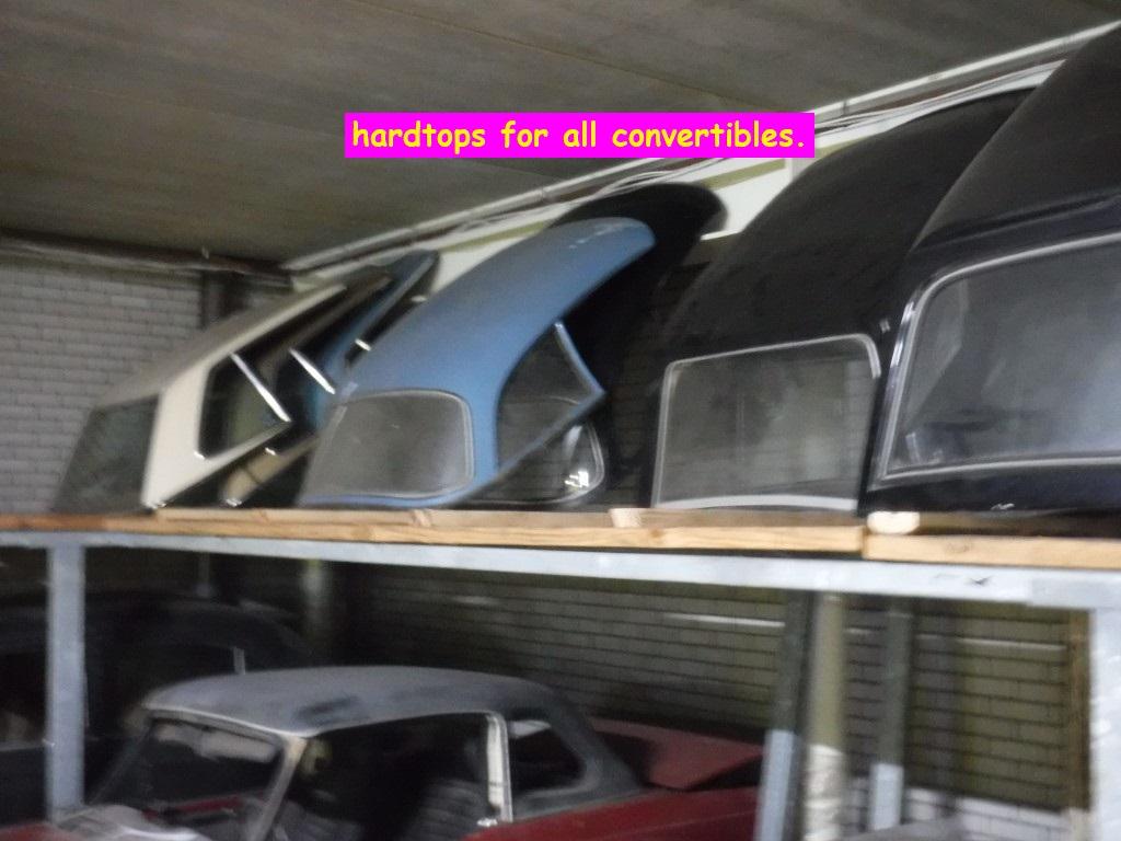 1900 Hardtops for Cabrios Severall hardtops