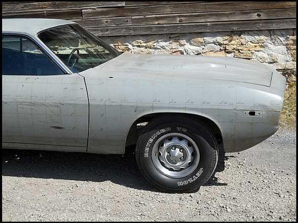 1974 Plymouth Cuda Tooling Proof