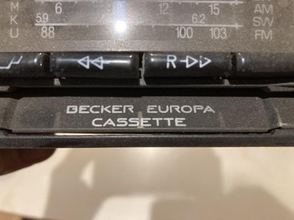 1960 Mercedes parts radio Becker Mercedes