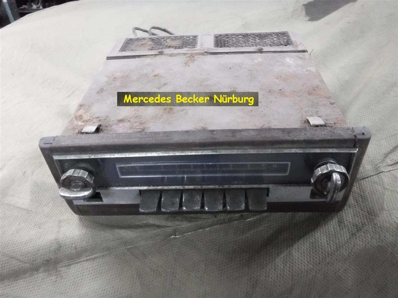1960 Mercedes parts radio Becker Mercedes