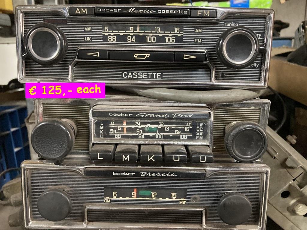 1960 Mercedes parts radio Becker Mercedes