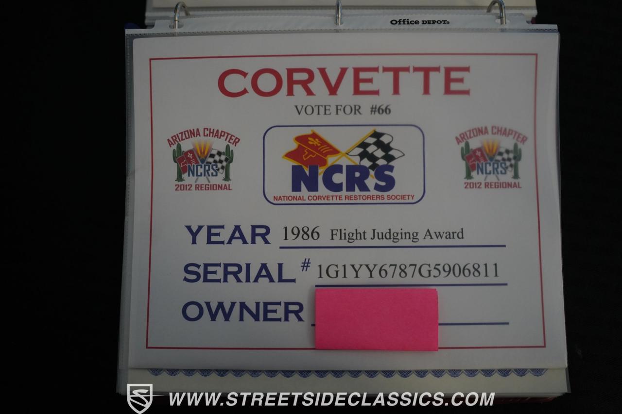 1986 Chevrolet Corvette Indy 500 Pace Car