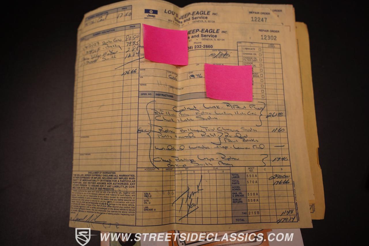 1976 Jeep CJ5 Renegade Levi Edition