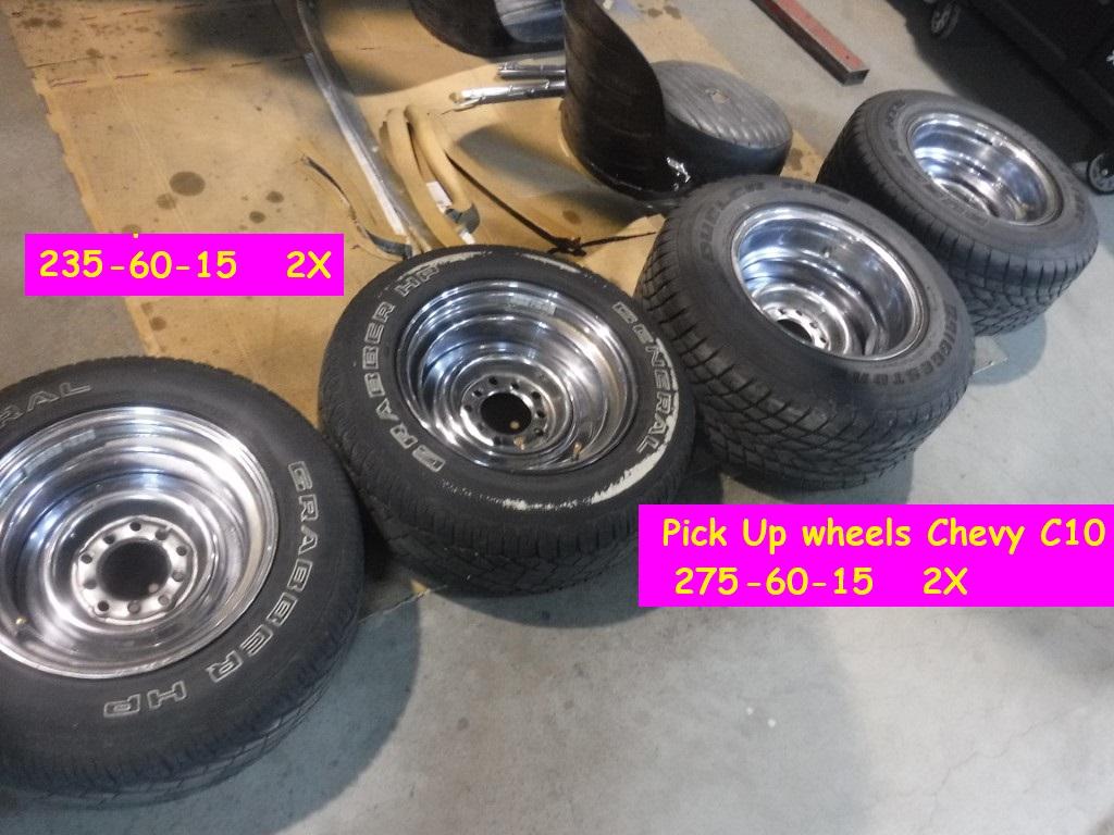 1900 Wheels Several classic car wheels