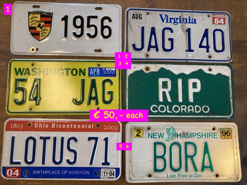 1900 Collectables Number - Rallyplates