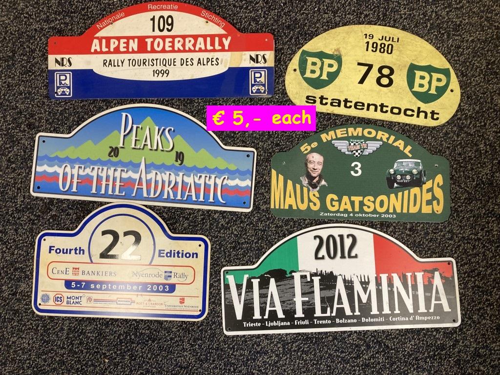 1900 Collectables Number - Rallyplates