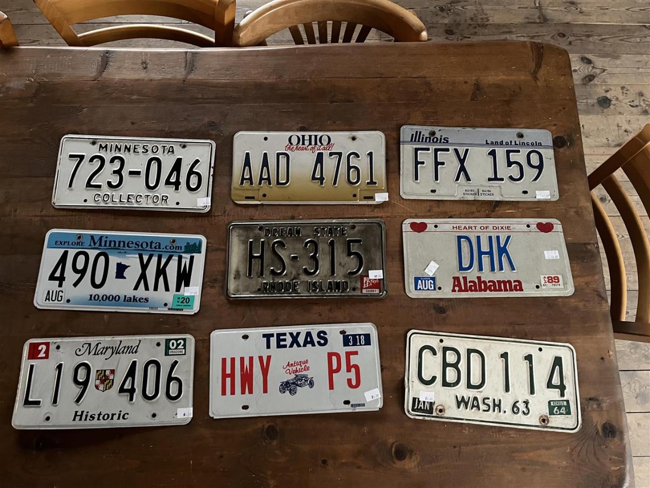 1900 Collectables Number - Rallyplates