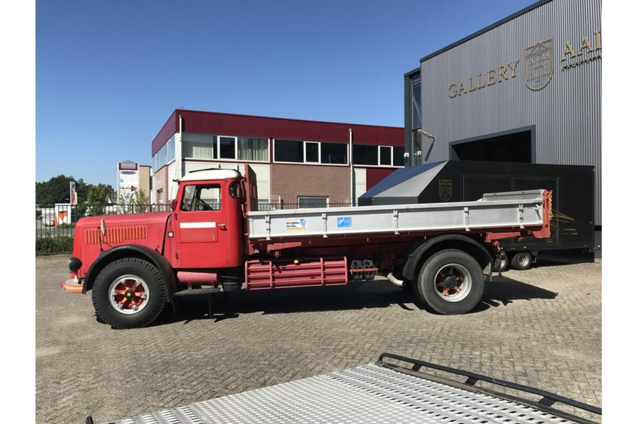 1960 Berna 5U 550 T2LM-K Three-sided Kipper