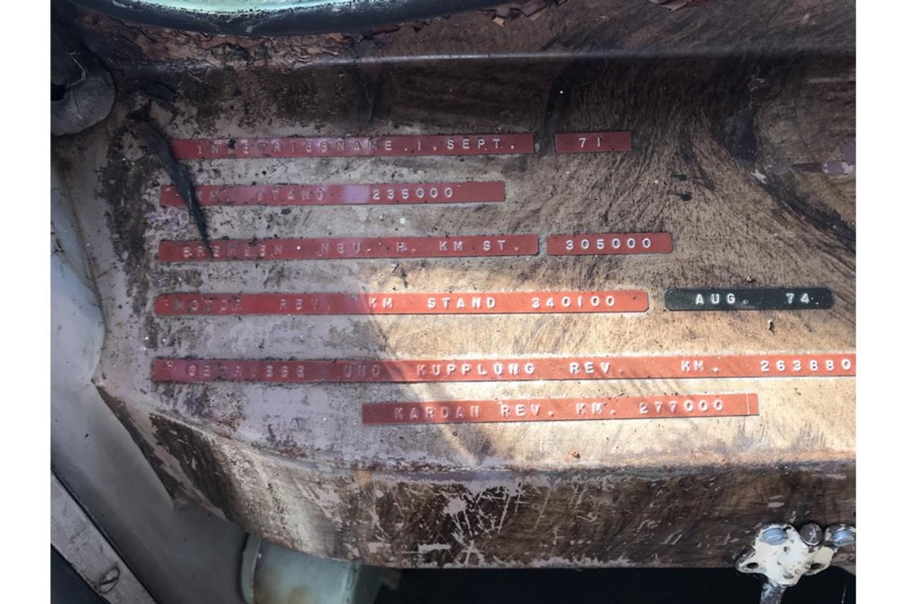 1960 Berna 5U 550 T2LM-K Three-sided Kipper