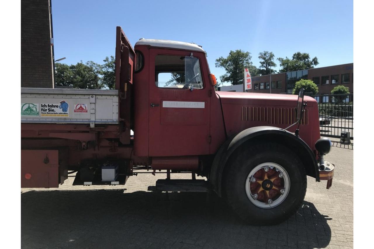 1960 Berna 5U 550 T2LM-K Three-sided Kipper