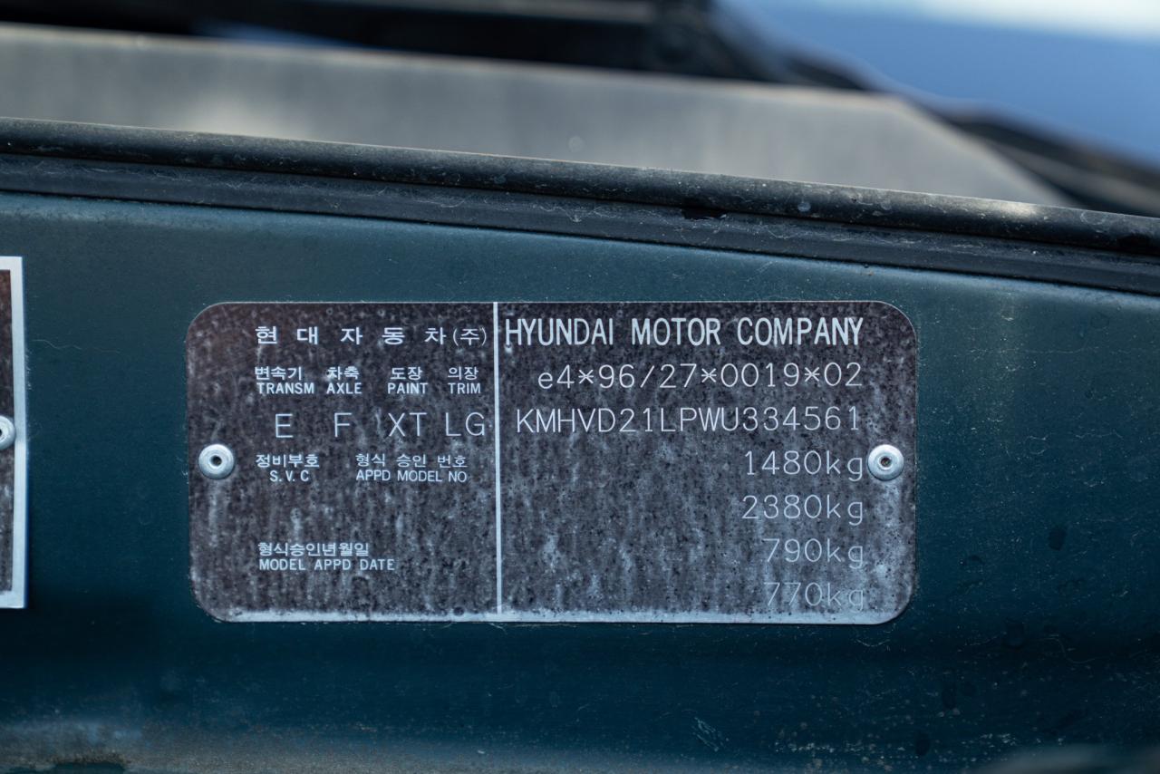 1997 Hyundai ACCENT COUPE