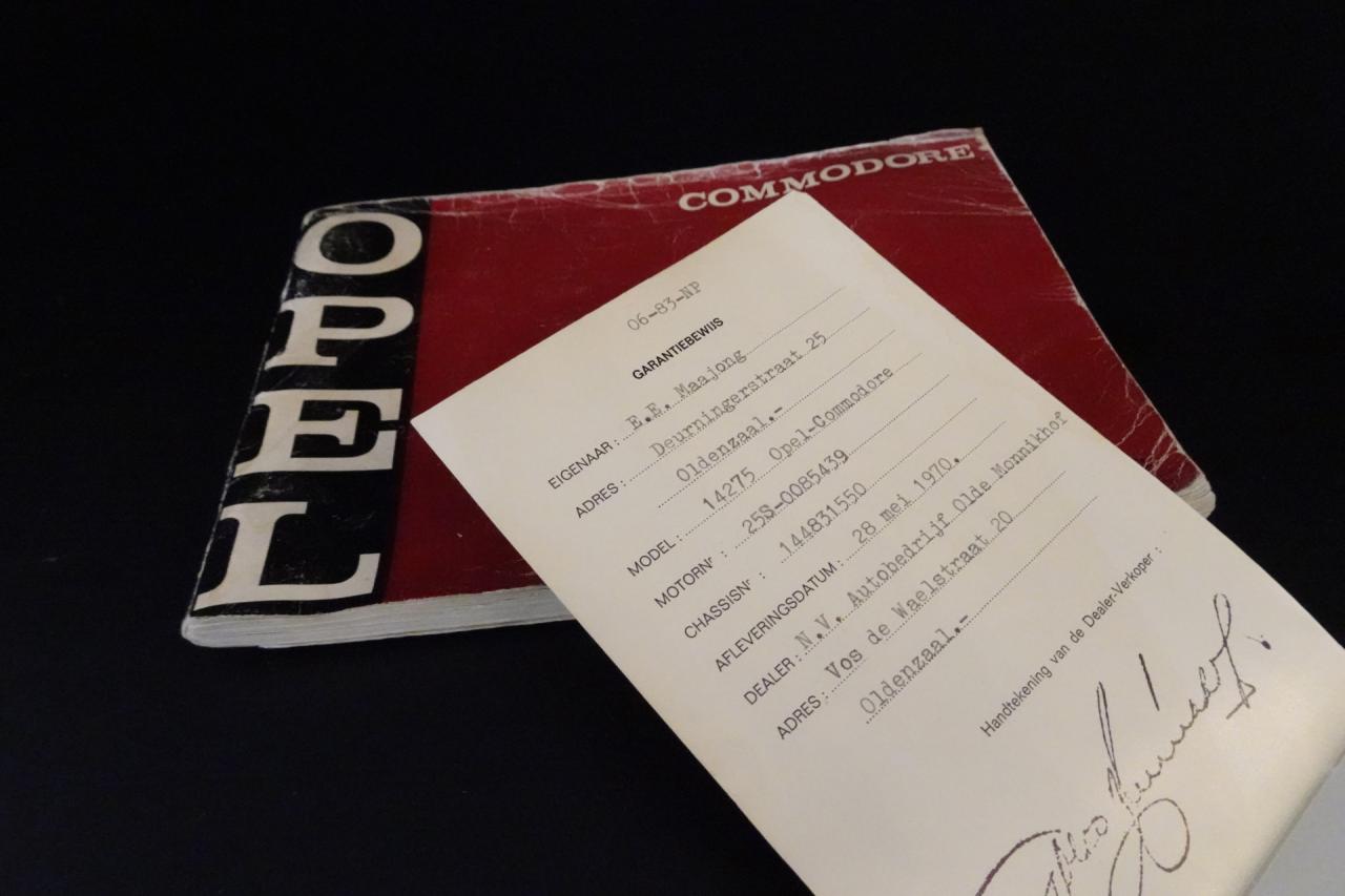 1970 Opel Commodore A 2500S &ldquo;Six&rdquo;