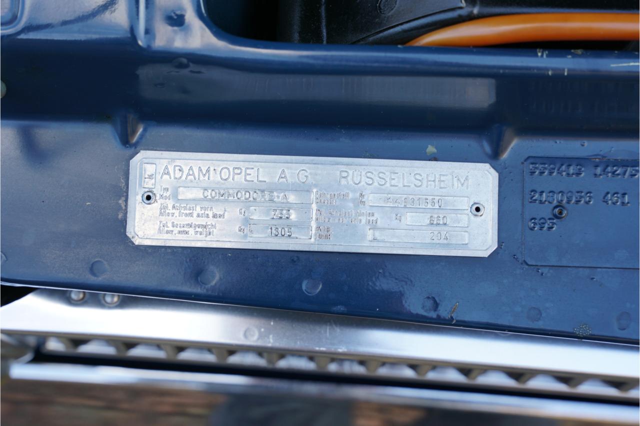 1970 Opel Commodore A 2500S &ldquo;Six&rdquo;