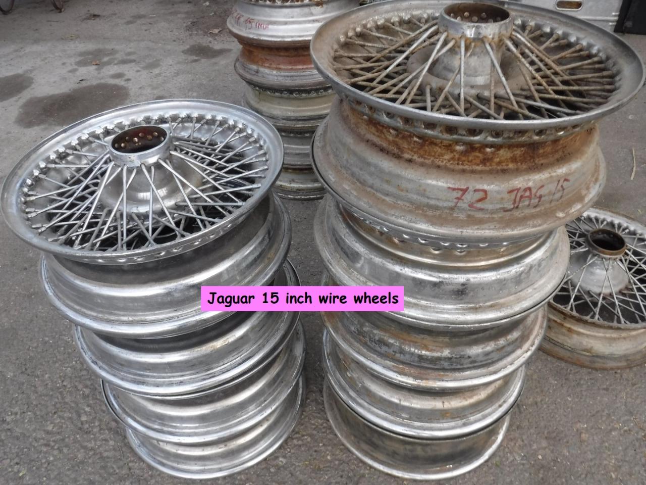 1960 Jaguar wire wheels E, S and MK2