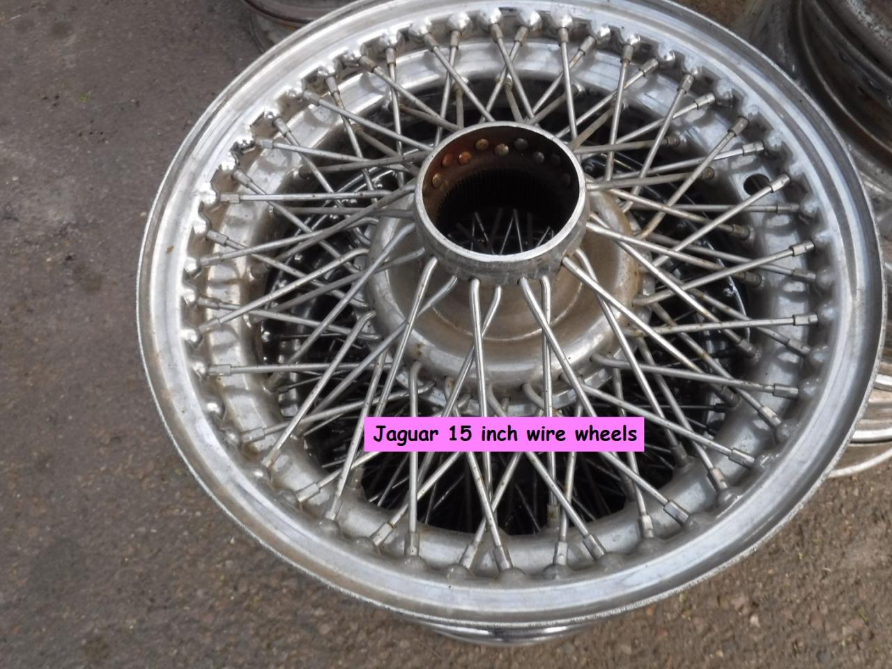 1960 Jaguar wire wheels E, S and MK2