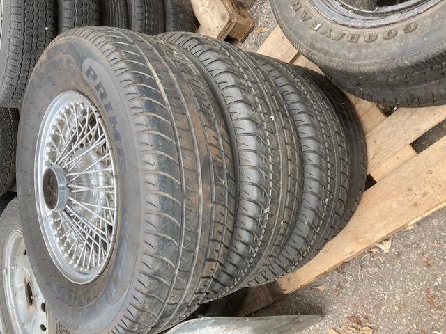 1960 Jaguar wire wheels E, S and MK2