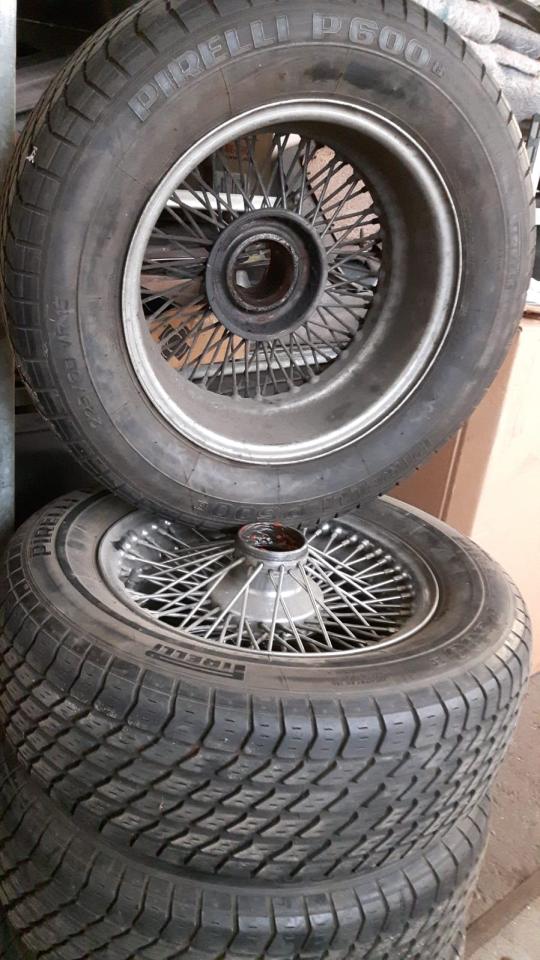 1960 Jaguar wire wheels E, S and MK2