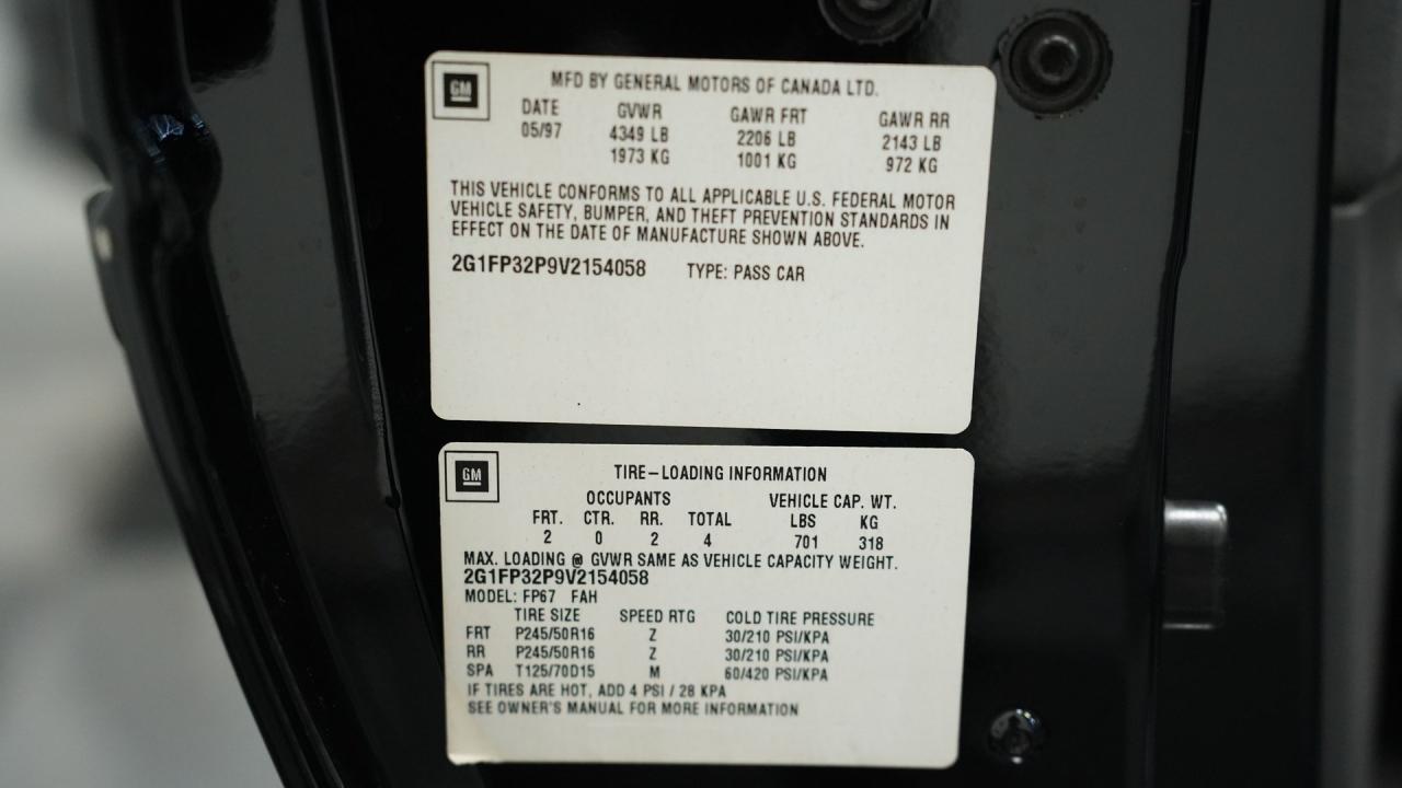 1997 Chevrolet Camaro Z/28 Convertible