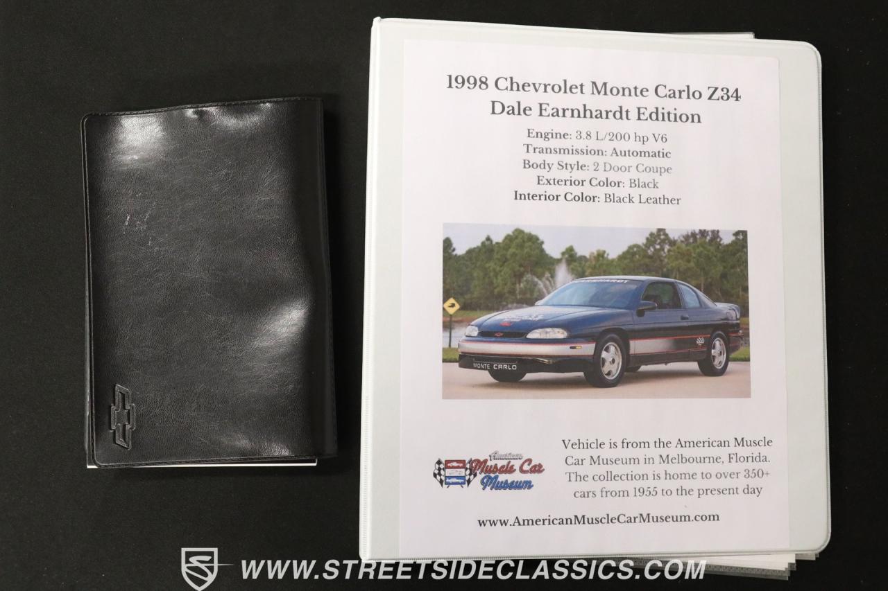1998 Chevrolet Monte Carlo SS Dale Earnhardt Intimidator Edition