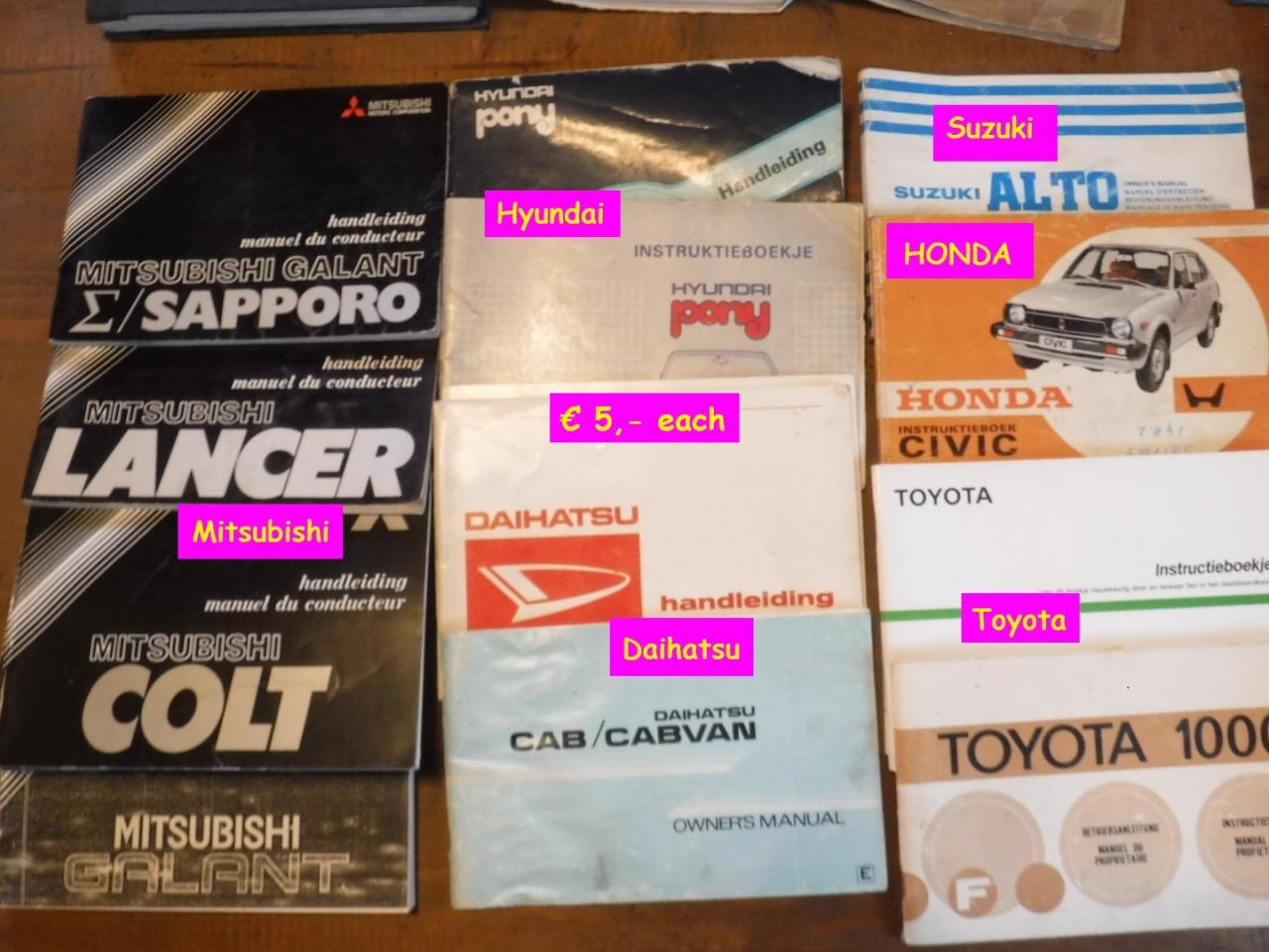 1950 Car -instr books instr books