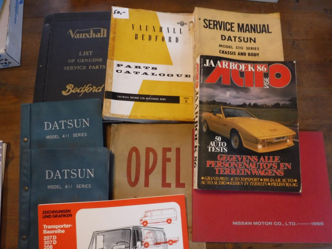 1950 Car -instr books instr books