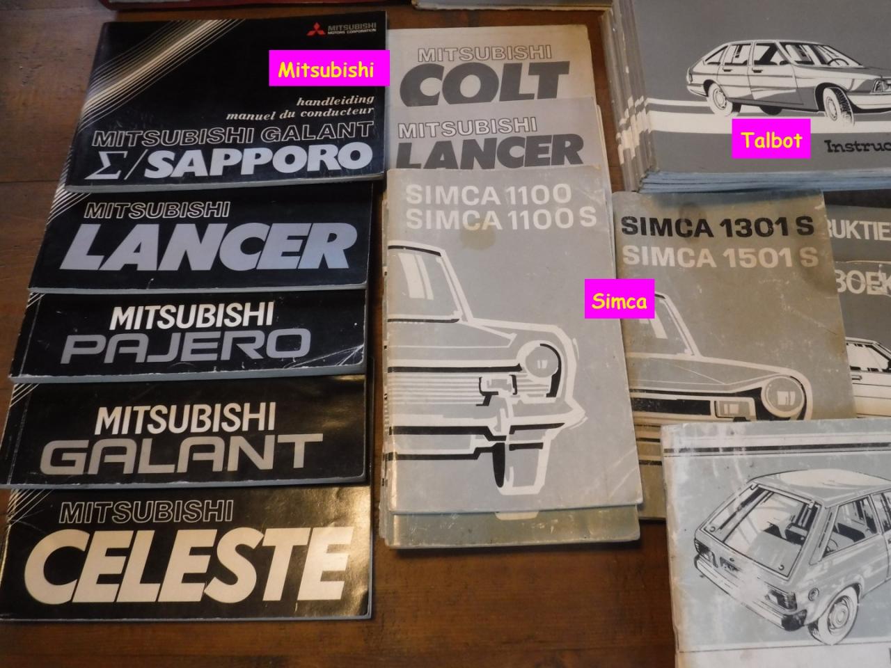 1950 Car -instr books instr books