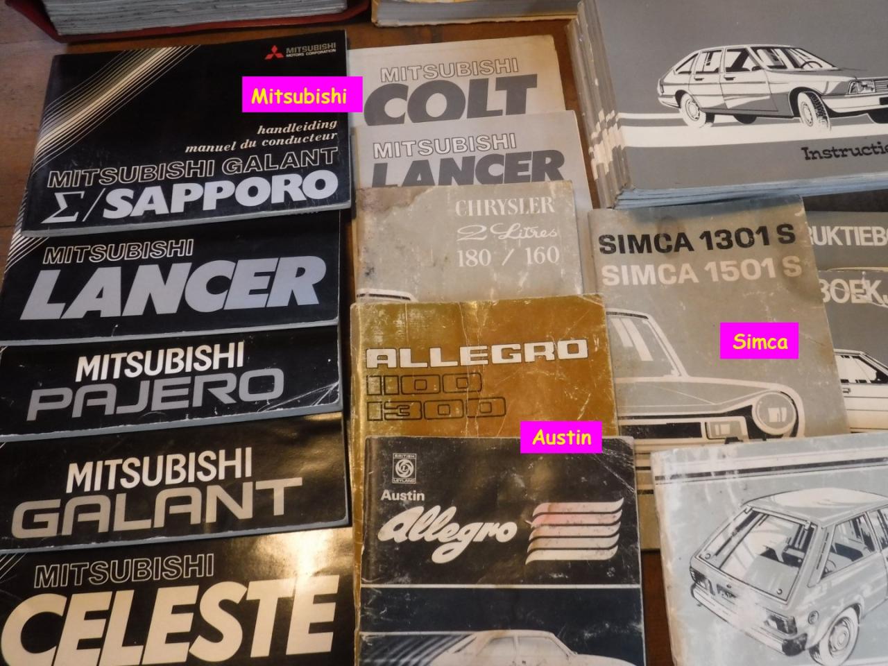 1950 Car -instr books instr books