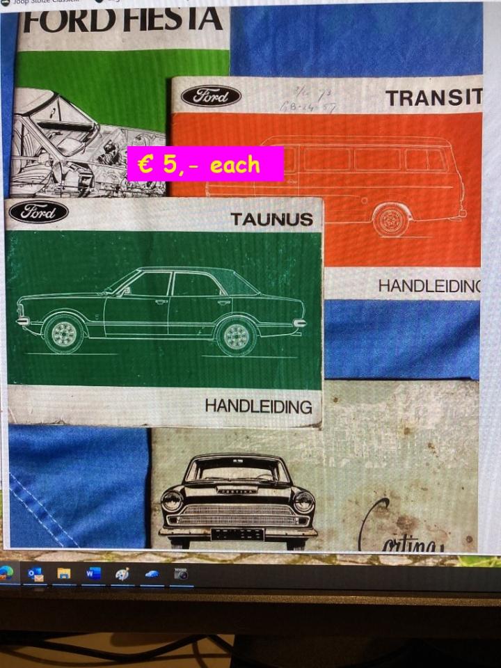 1950 Car -instr books instr books