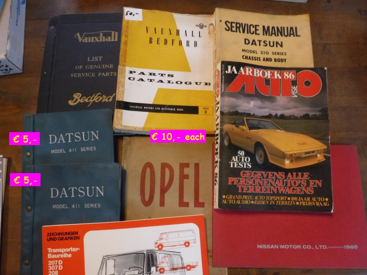 1950 Car -instr books instr books