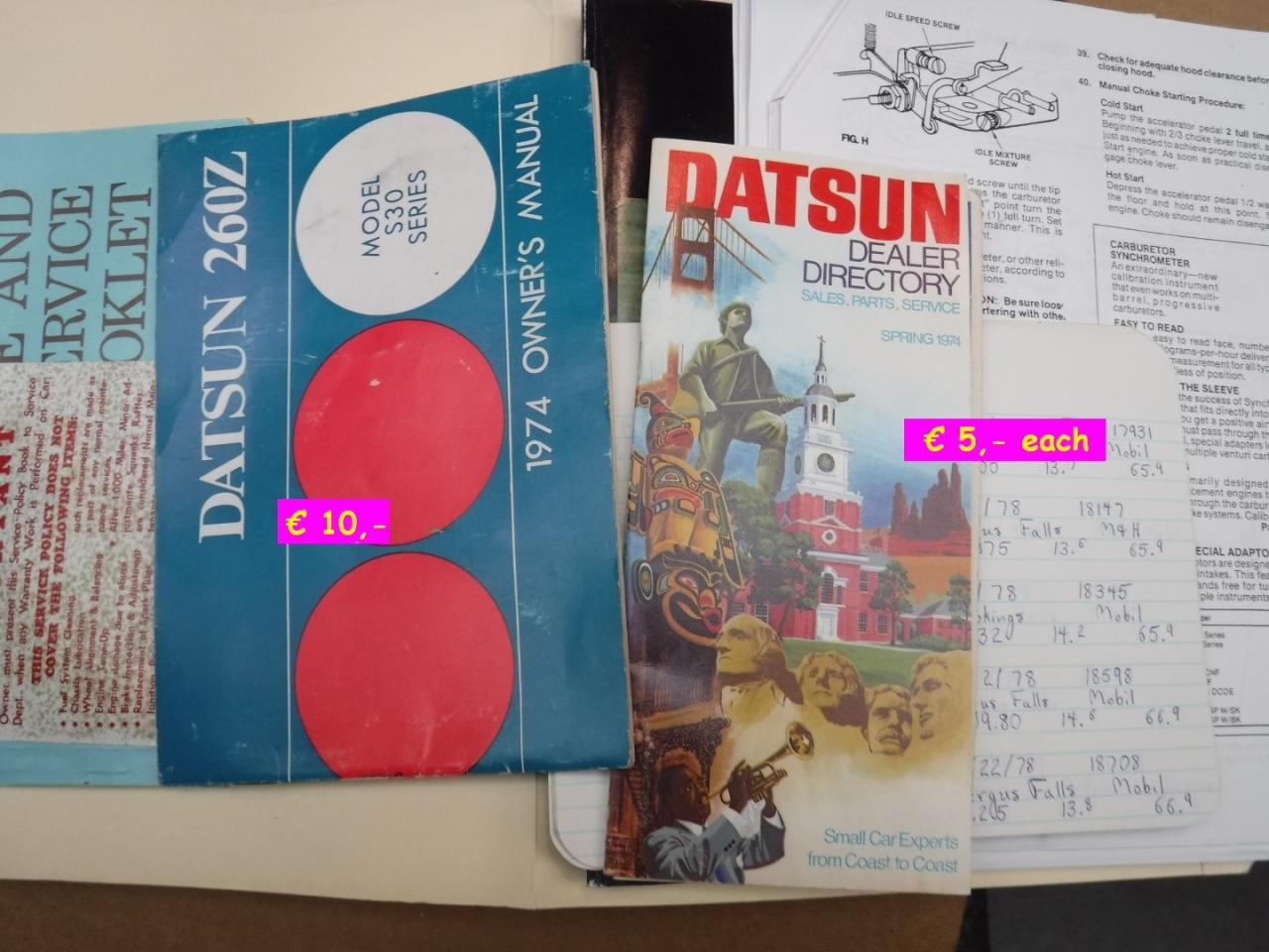 1950 Car -instr books instr books