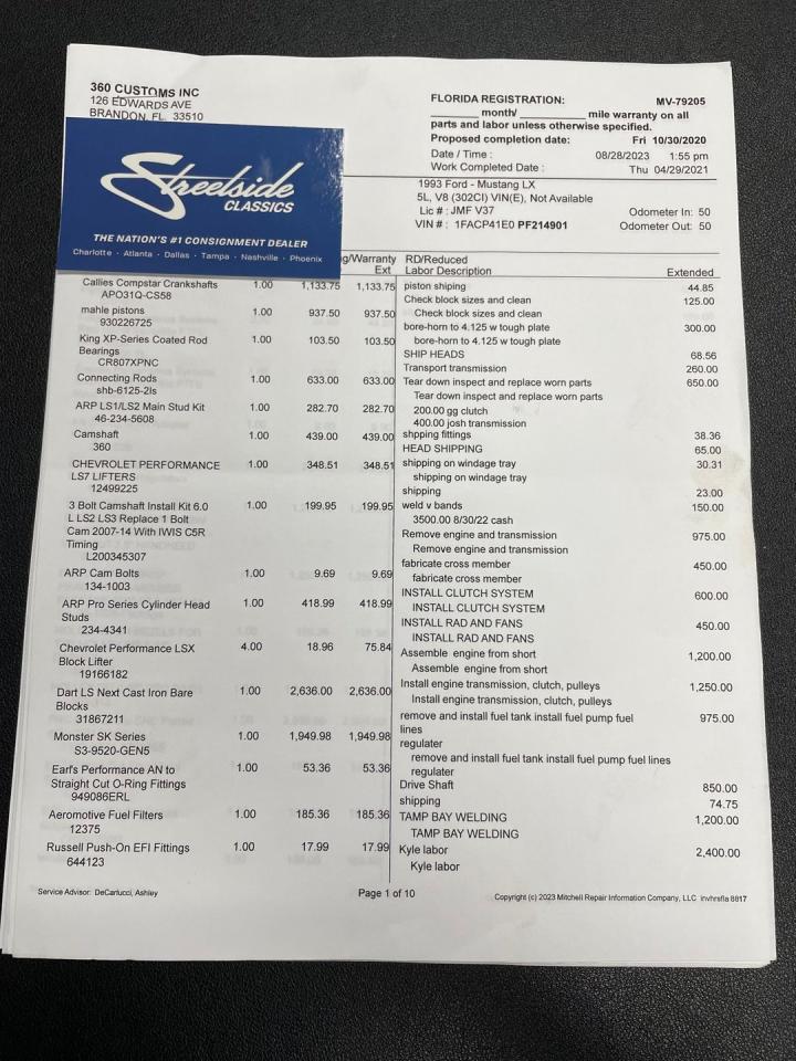 1993 Ford Mustang LS Swap Restomod