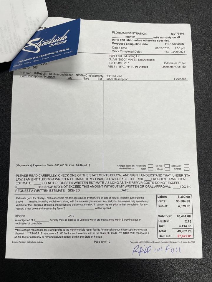 1993 Ford Mustang LS Swap Restomod