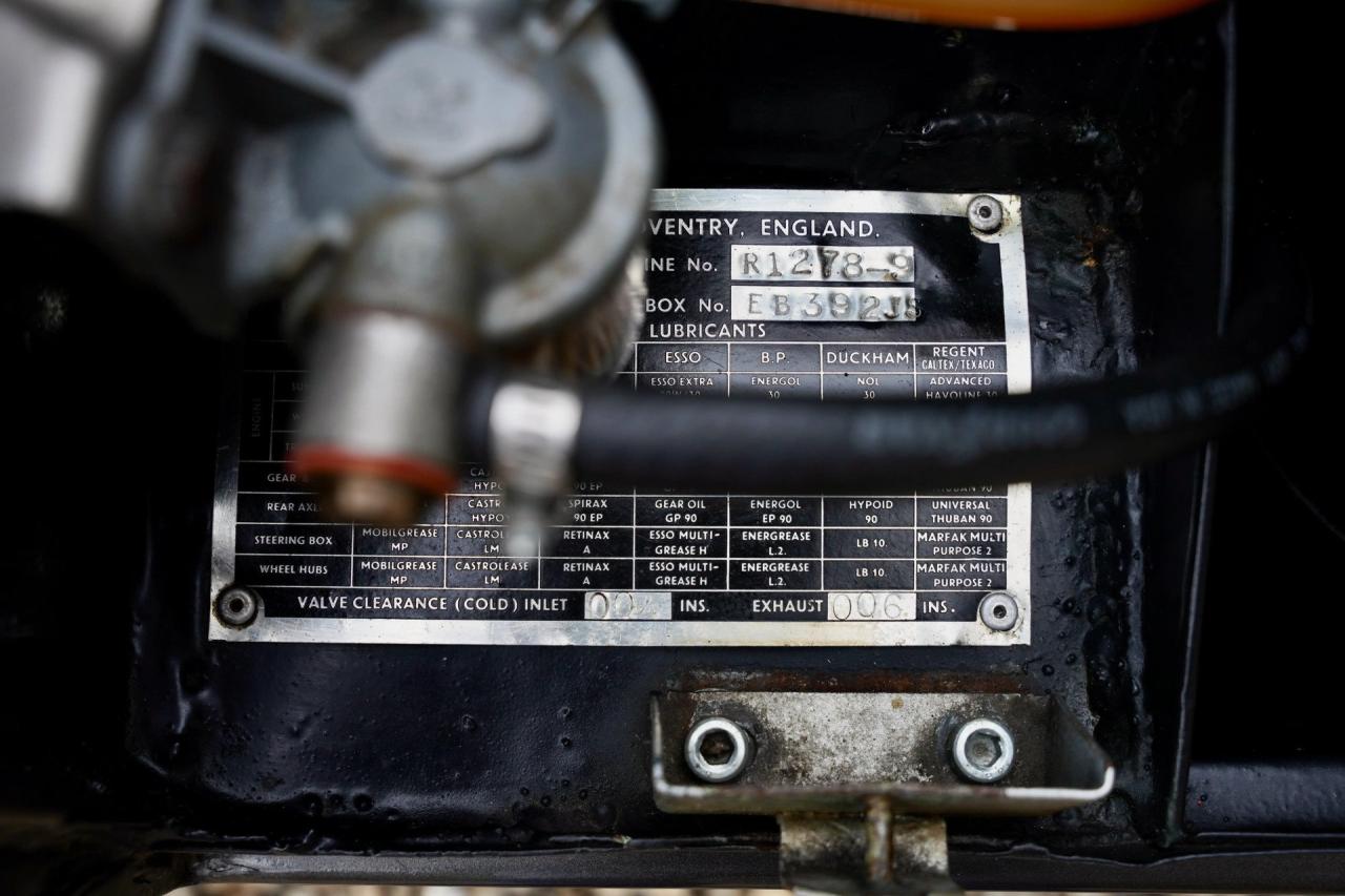 1961 Jaguar E-type &ldquo;Outside Bonnet Lock&rdquo; OTS Series I