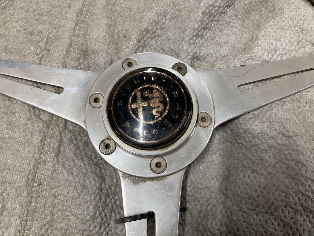 1950 several parts steering wheels