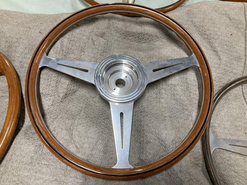 1950 several parts steering wheels