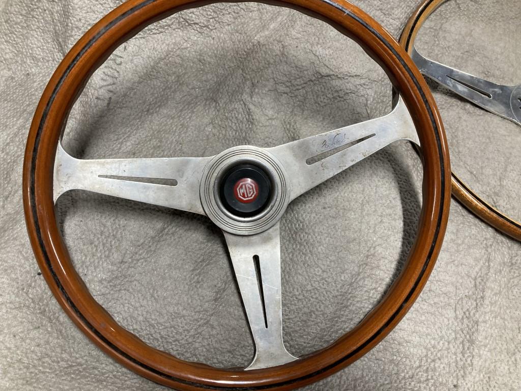 1950 several parts steering wheels