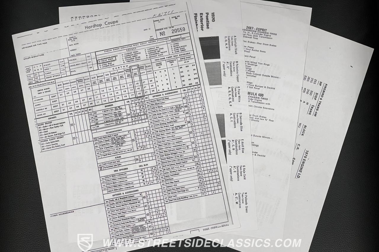 1970 Pontiac Firebird Trans Am