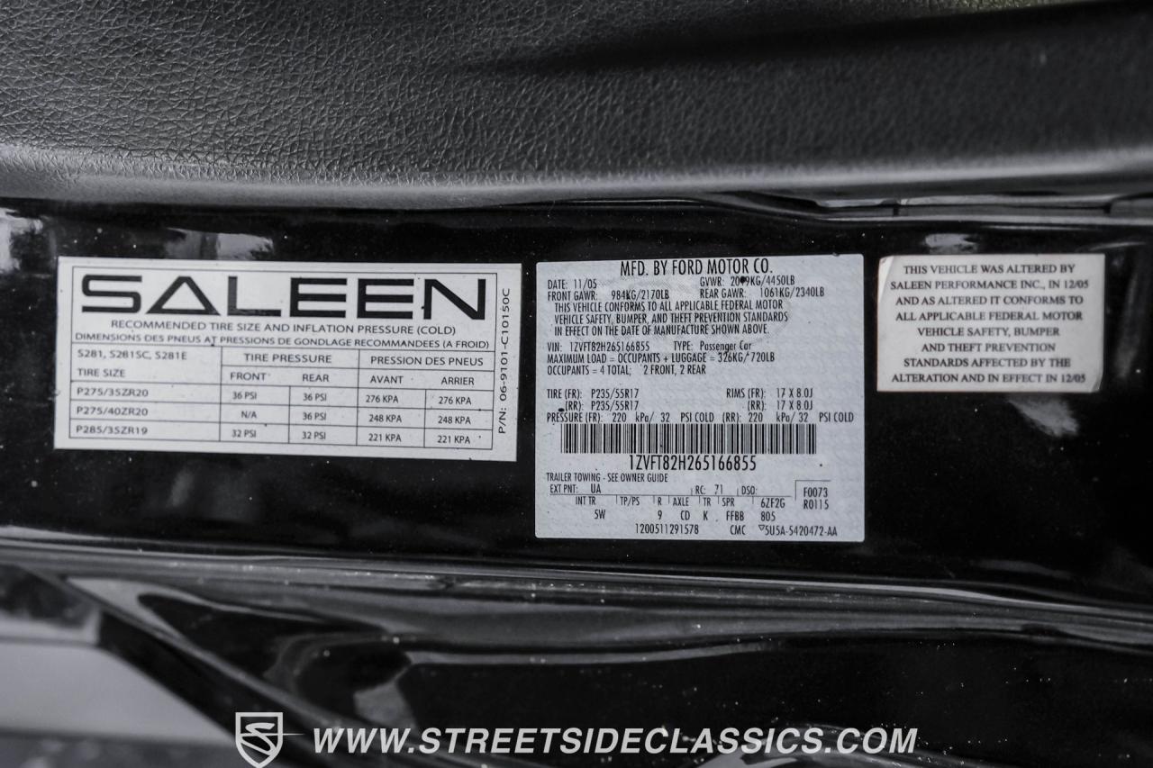 2006 Ford Mustang Saleen S281 SC