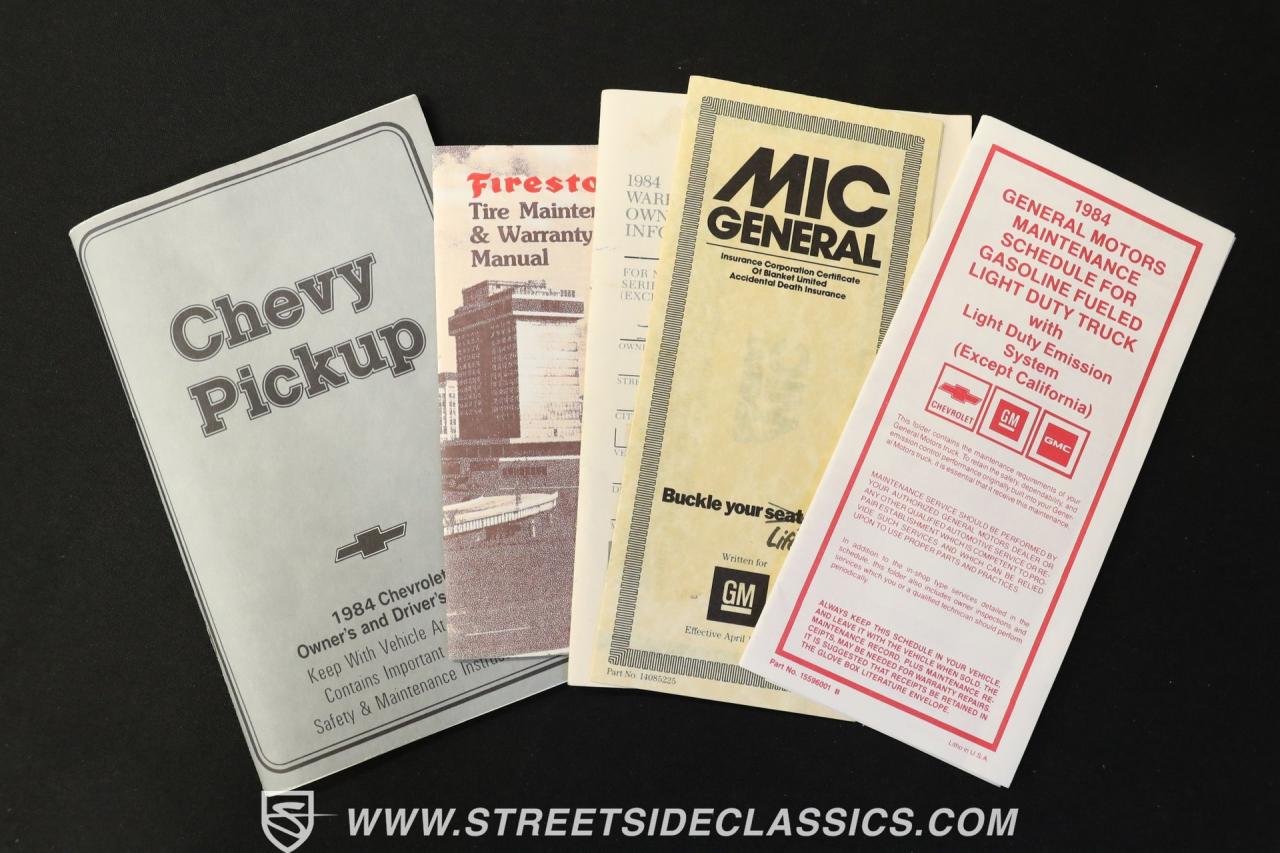 1984 Chevrolet C10 Silverado 454