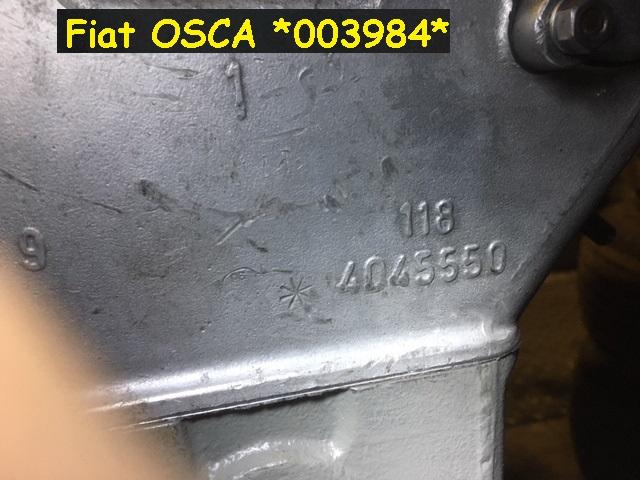 1965 Fiat OSCA - restauration to finish