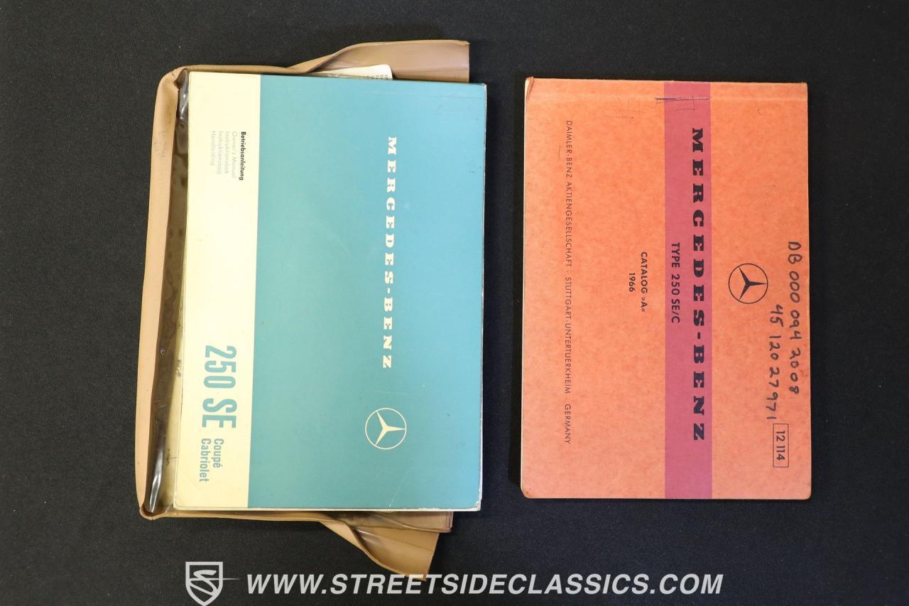 1966 Mercedes - Benz 250SE Coupe